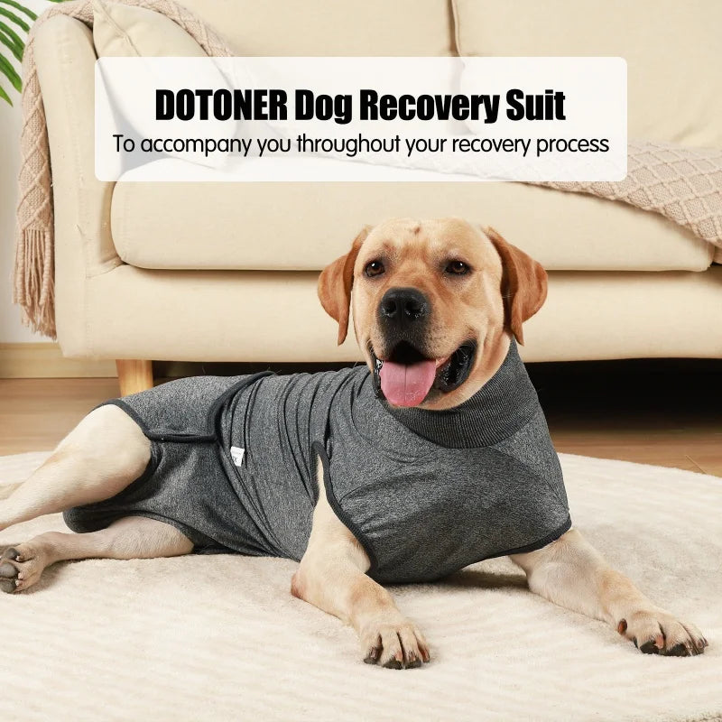 Dog Recovery Suit with Diaper Pad
