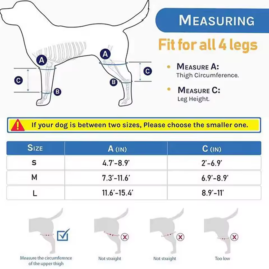 Back Leg Knee Brace for Dogs